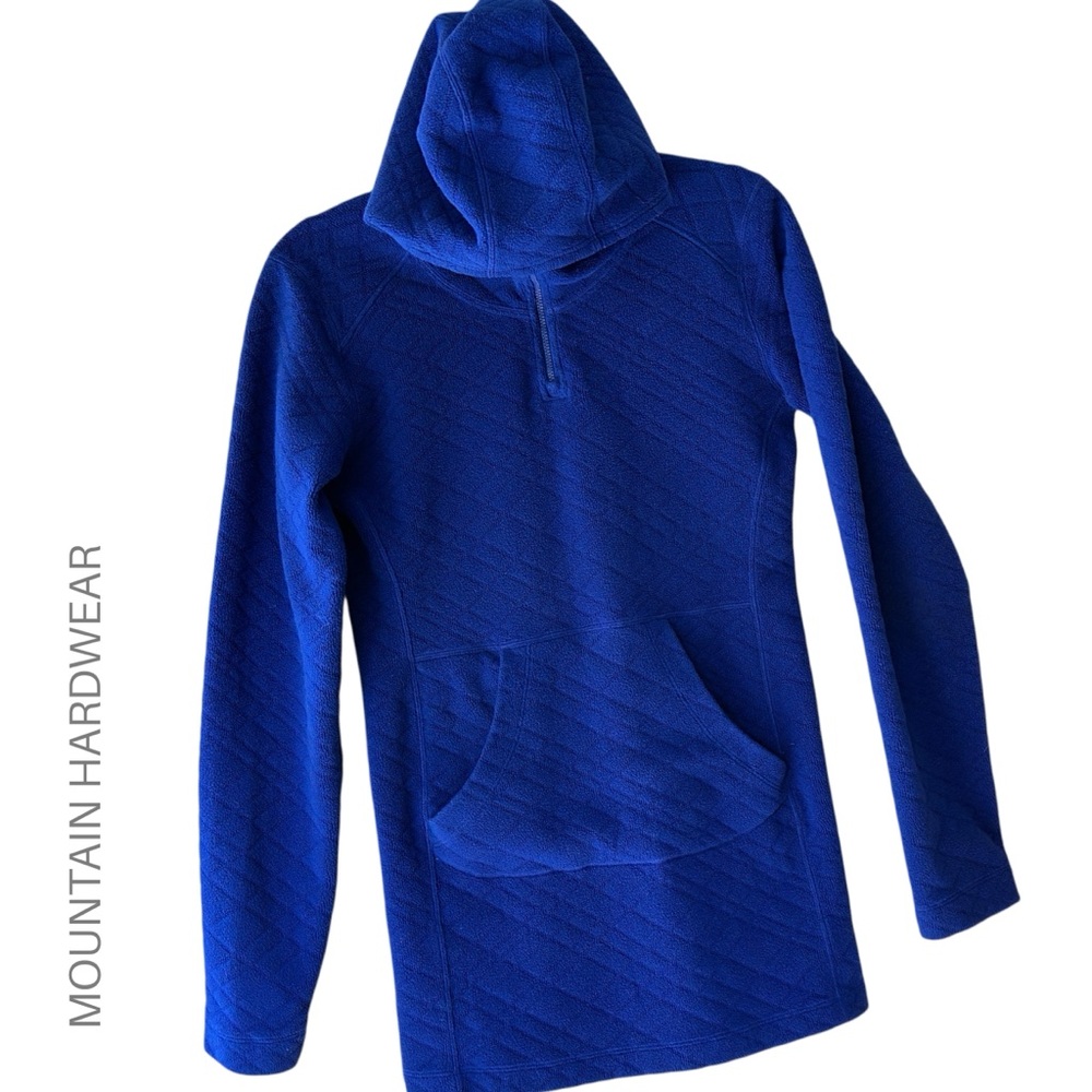 Mountain Hardwear Women's Blue Hooded Pullover Jacket